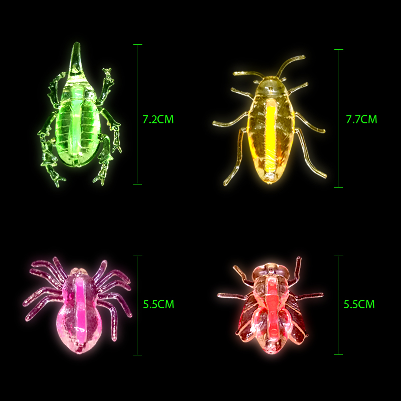 côn trùng dạ quang phát sáng glow critters