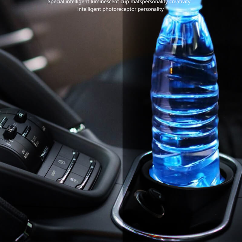 đế led chai nước xe ô tô
