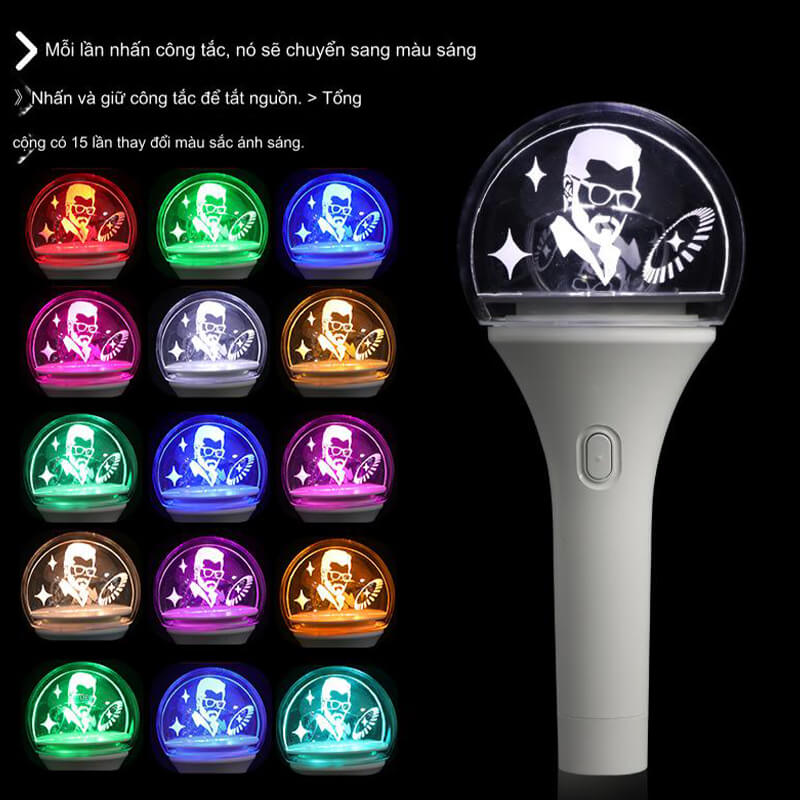 gậy phát sáng lightstick xoay