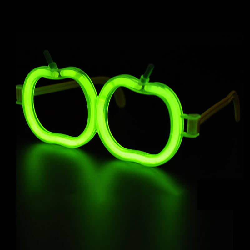 kính dạ quang hình trái táo
