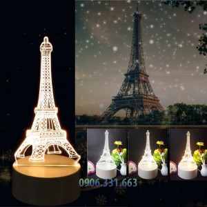 Đèn led 3D hình tháp Eiffel