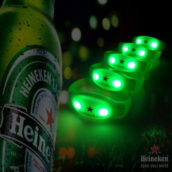 Vòng tay led quảng cáo in logo Heineken